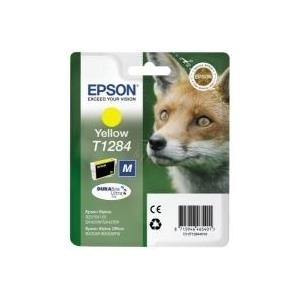 EPSON Tinte T1284 DURABrite Ultra gelb M 3,5 ml fuer Stylus S22 SX125 BX305F SX420W (C13T12844010)