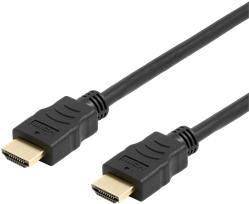 Deltaco HDMI-1010D-DO HDMI-Kabel 1 m 2 x HDMI Type A (Standard) Schwarz (HDMI-1010D-DO)