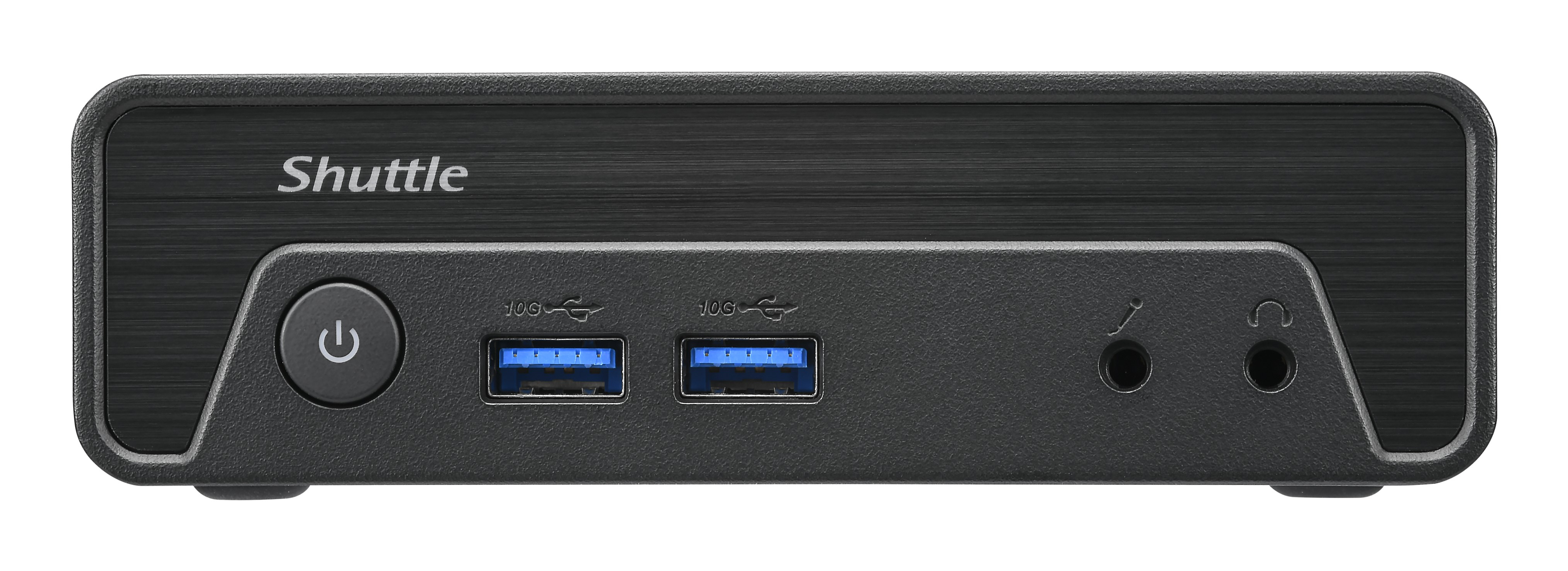 Shuttle XPC nano Series NE1010BA Mini-PC N100 8 GB RAM 128 GB SSD Schwarz