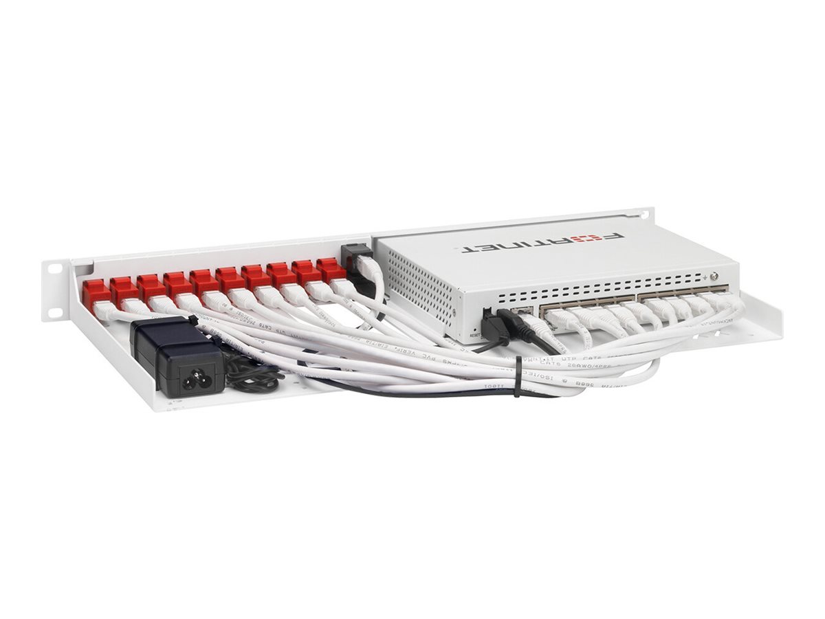 Rackmount.IT RM-FR-T10 Rackmontagesatz für Fortinet FortiGate 60E/61E 1U 11x RJ-45 Signal White