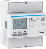 HAGER ECP380D Energiezähler 3phasig,direkt80A,4M,MID (ECP380D)