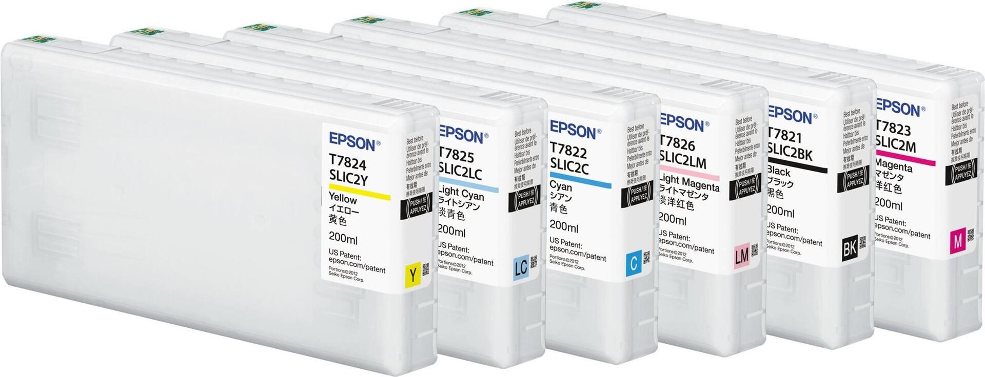 Epson Tintenpatrone yellow T 782 200 ml T 7824N (C13T78240N)