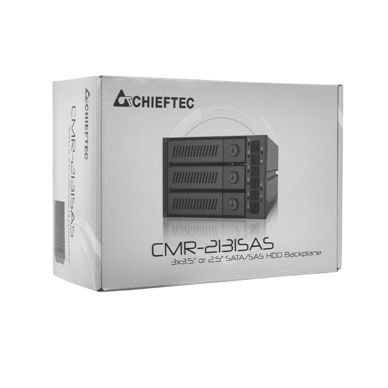 Chieftec CMR-2131SAS Gehäuse für Speicherlaufwerke SATA/SAS Schwarz