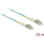 Delock Kabel Lichtwellenleiter LC Duplex Multimode OM3 25 m (80150)