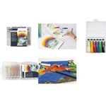 EBERHARD FABER Temperafarbe Artist Color, 10er Etui farbintensiv, lichtecht, Farben untereinander & mit Wasser - 1 Stück (575511)