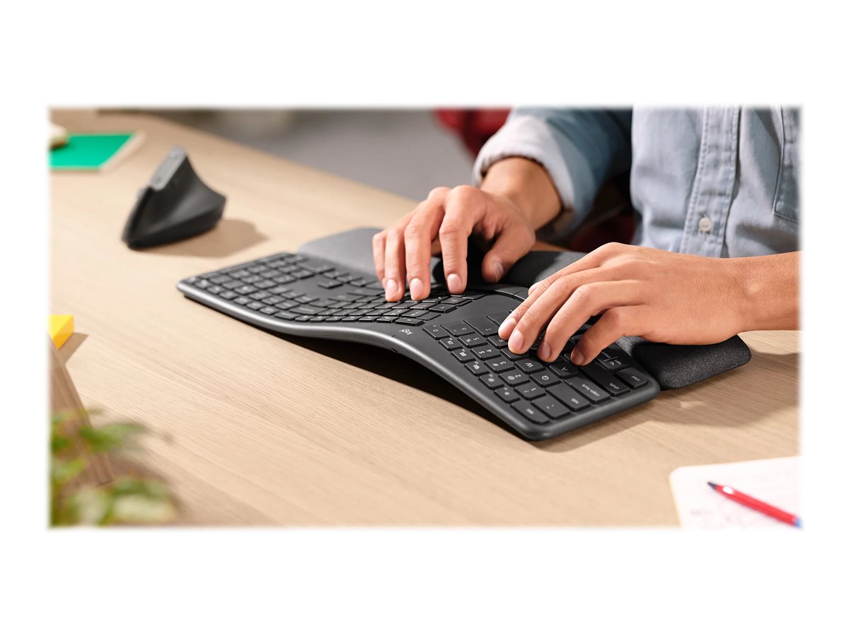 Logitech ERGO K860 Ergonomische Tastatur QWERTZ Graphit