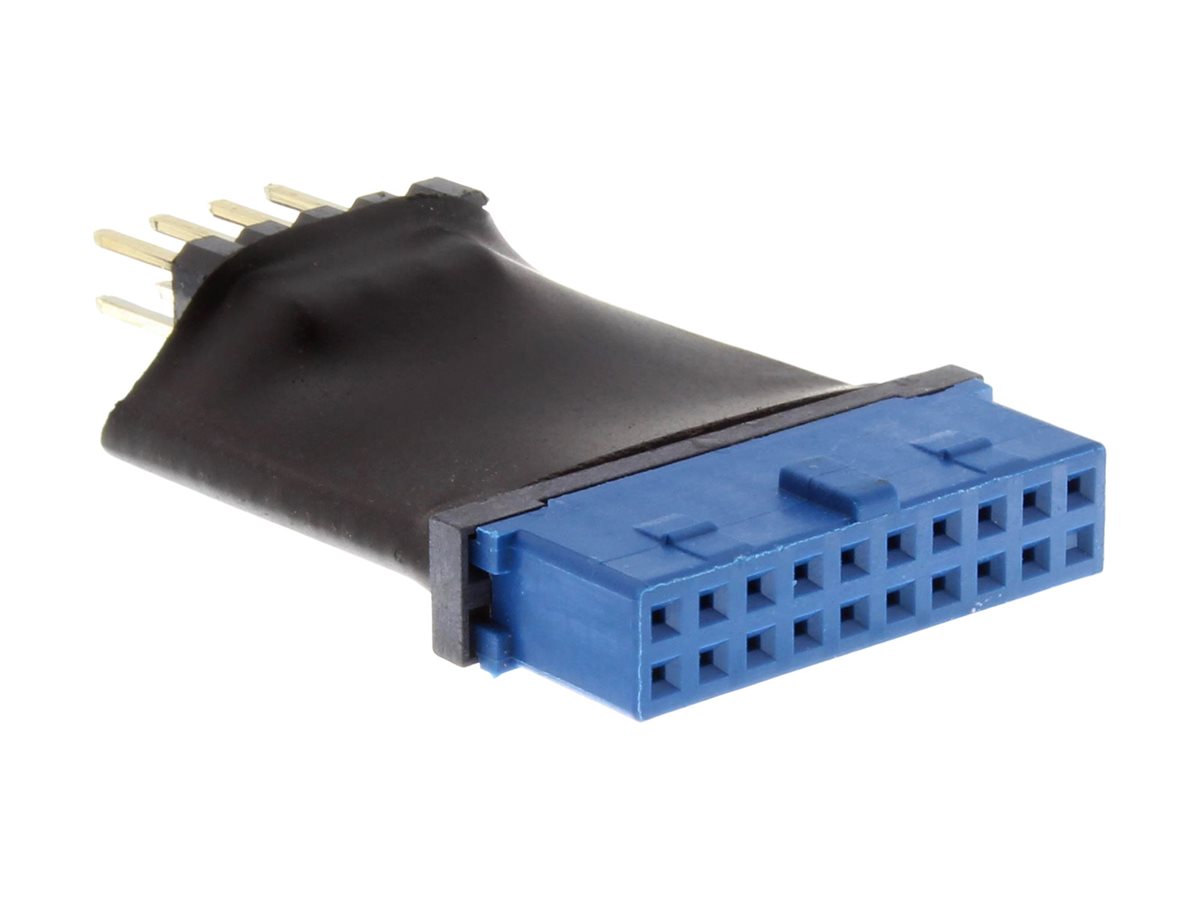 InLine 33449L Interner USB-Adapter 0,13 m Schwarz