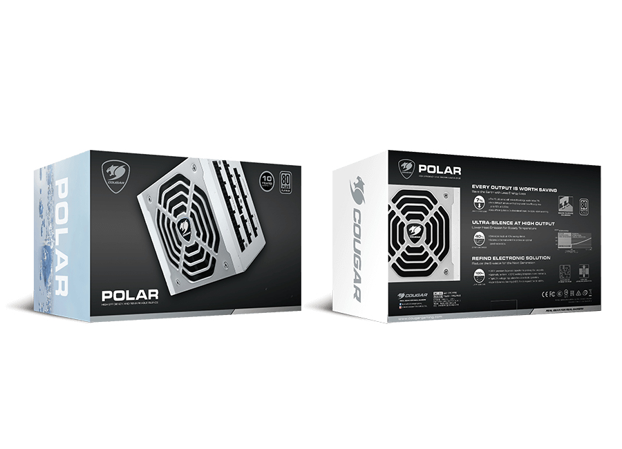 Cougar Polar 1200 1200 W 80 PLUS Platinum Silber