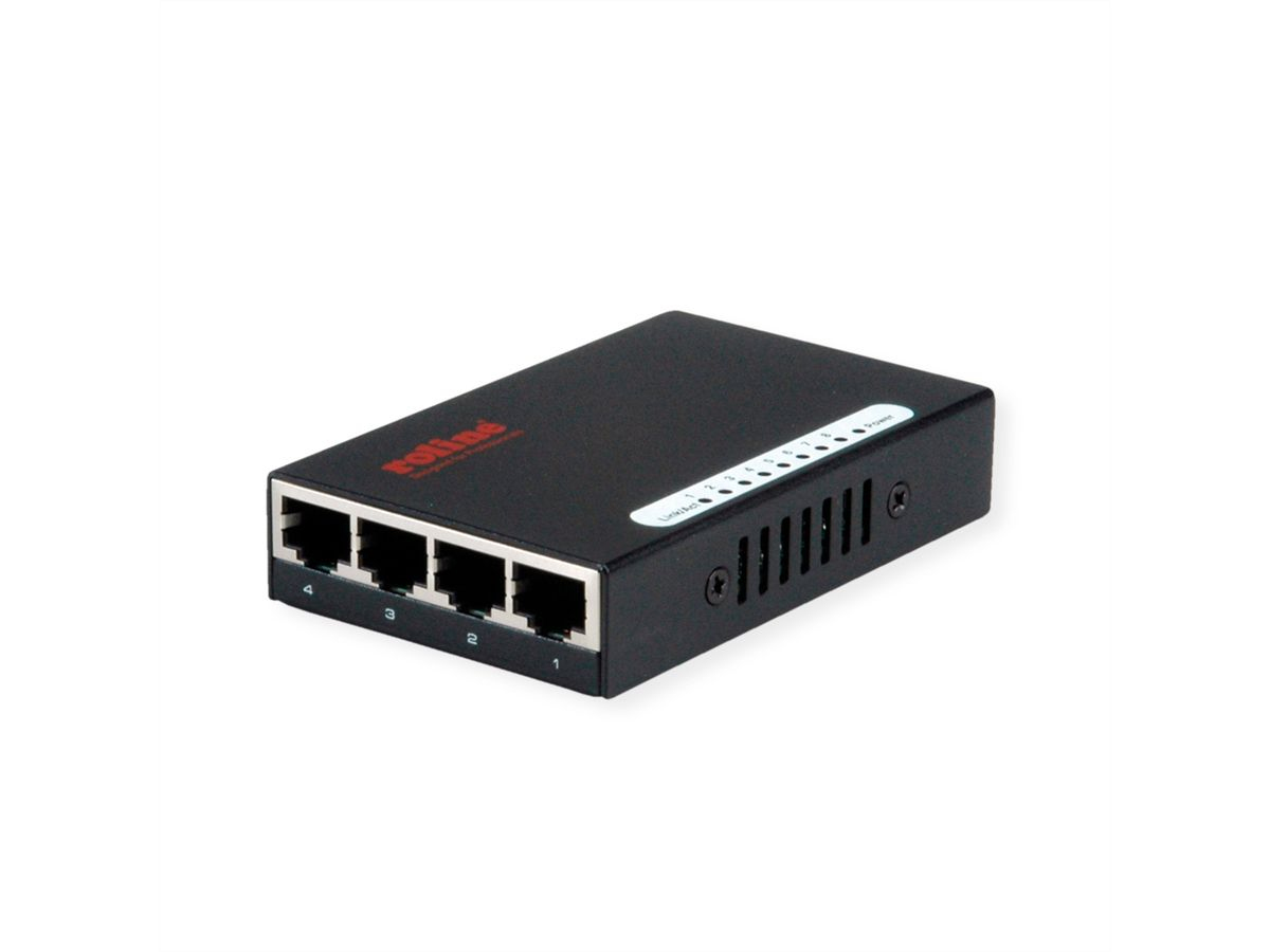 ROLINE Gigabit Ethernet Switch Pocket 8 Ports Schwarz