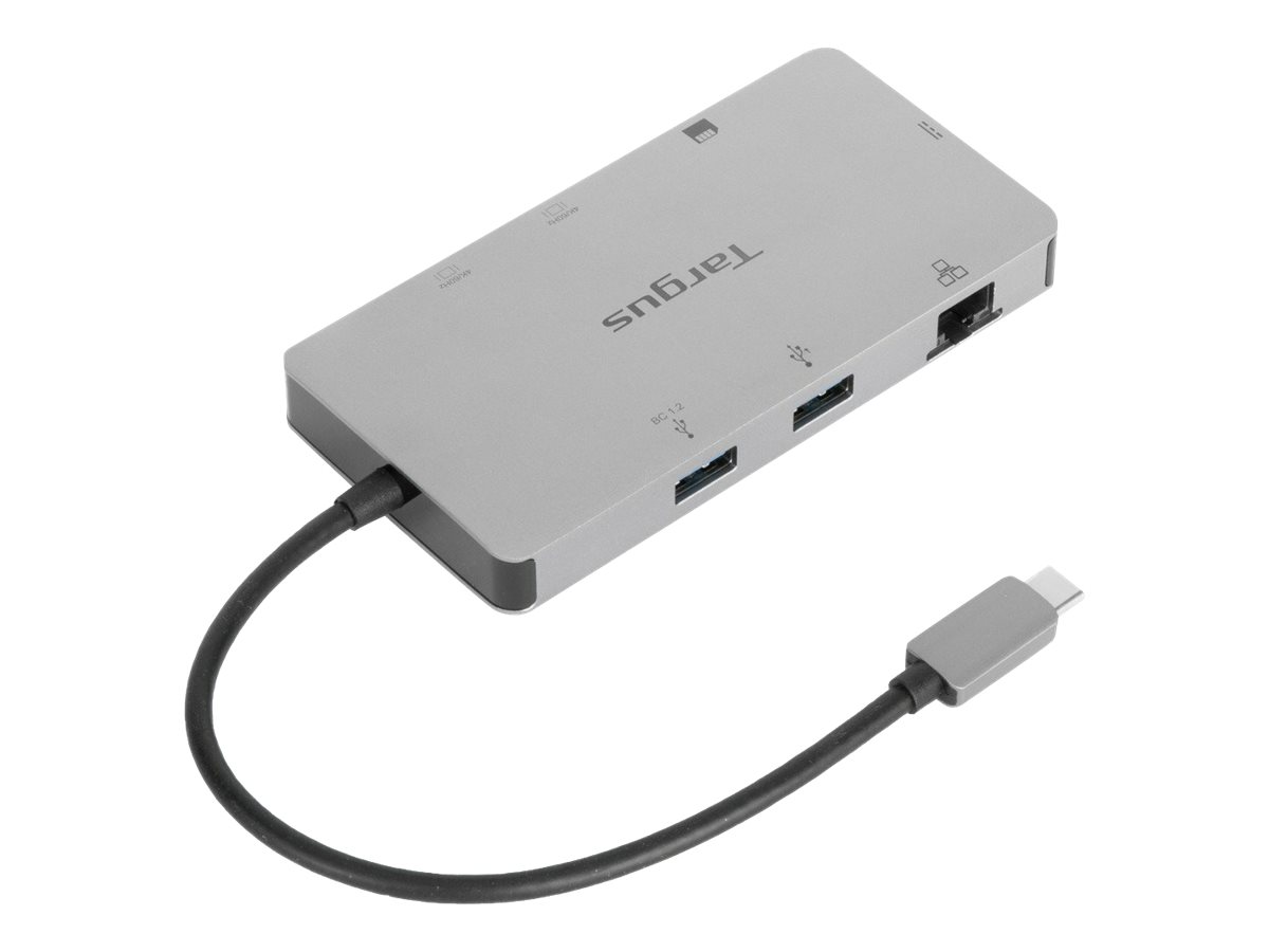 Targus DOCK423EU USB-C Dockingstation Dual HDMI 4K 100W Power Delivery Silber