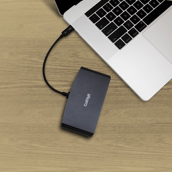 CalDigit Thunderbolt 3 mini Dock Dual HDMI Schwarz, Grau