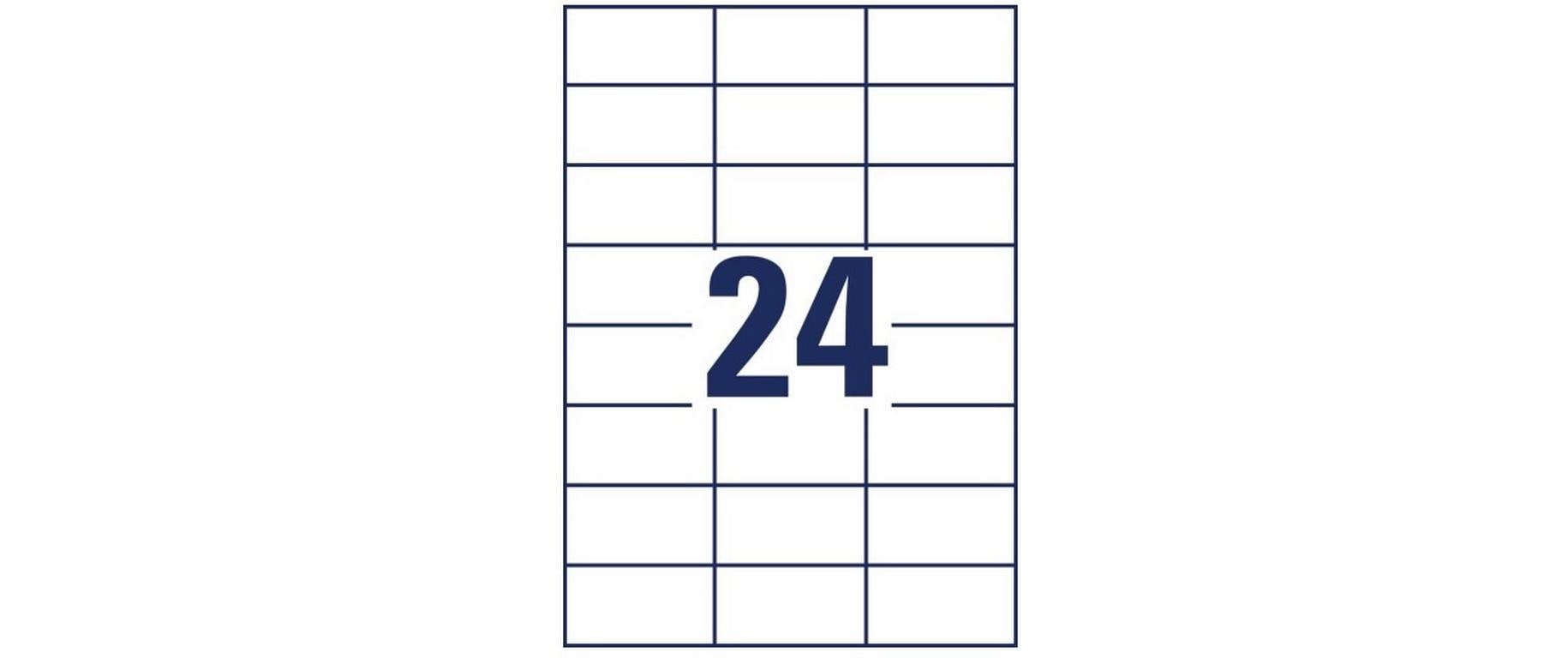 Avery Zweckform 6605 Universal-Etiketten 70 x 37 mm 65 Blatt Weiß