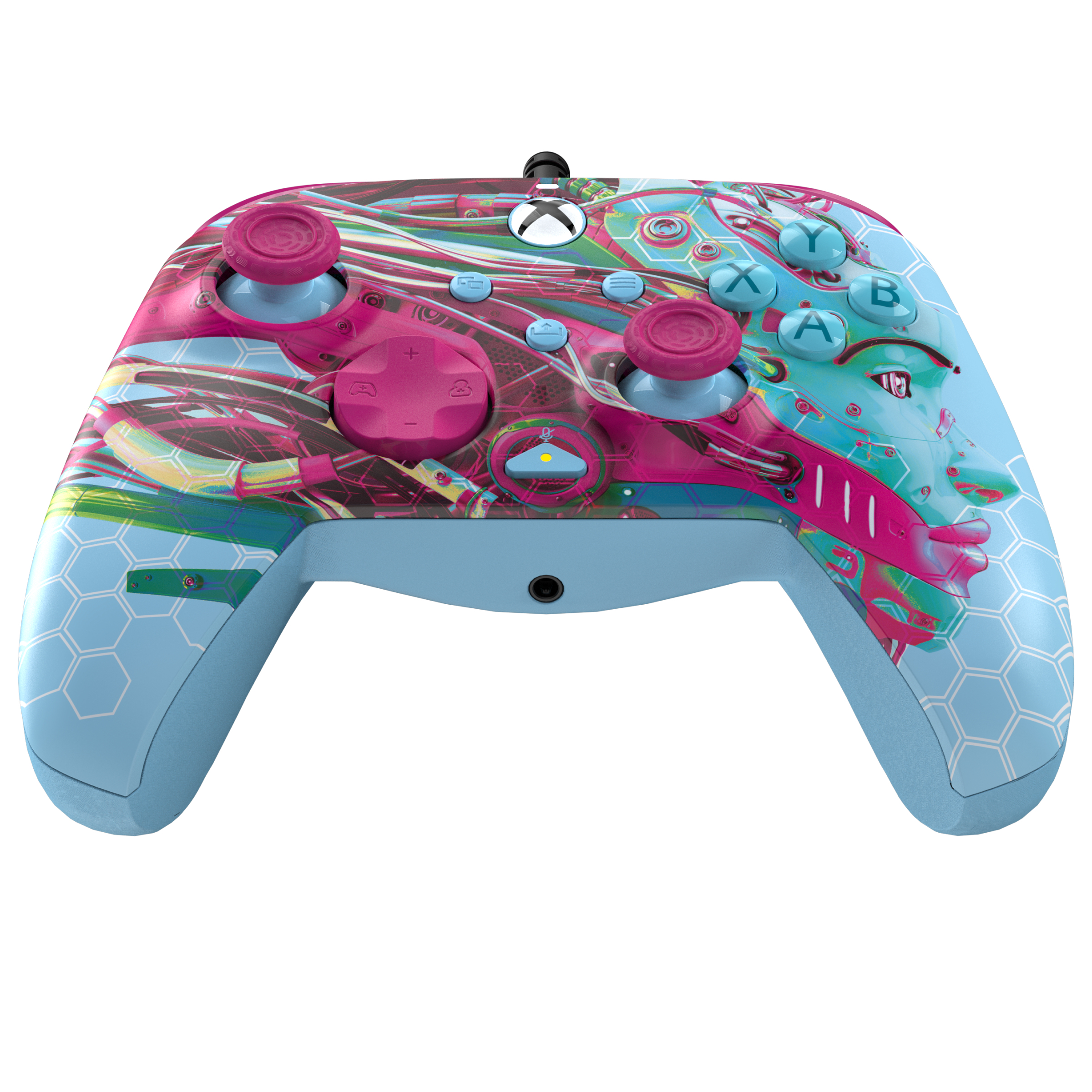PDP REMATCH GLOW Advanced Kabelgebundener Controller USB Typ-C Blau/Pink