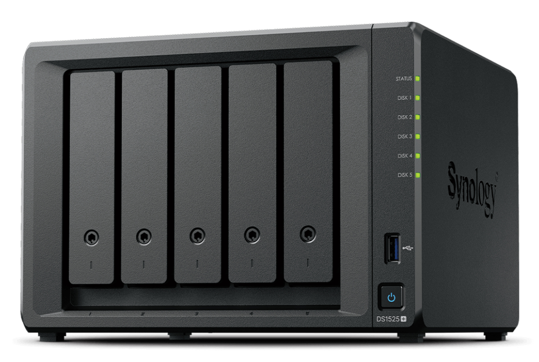 Synology DS1525+ NAS-Server 8 GB RAM Schwarz