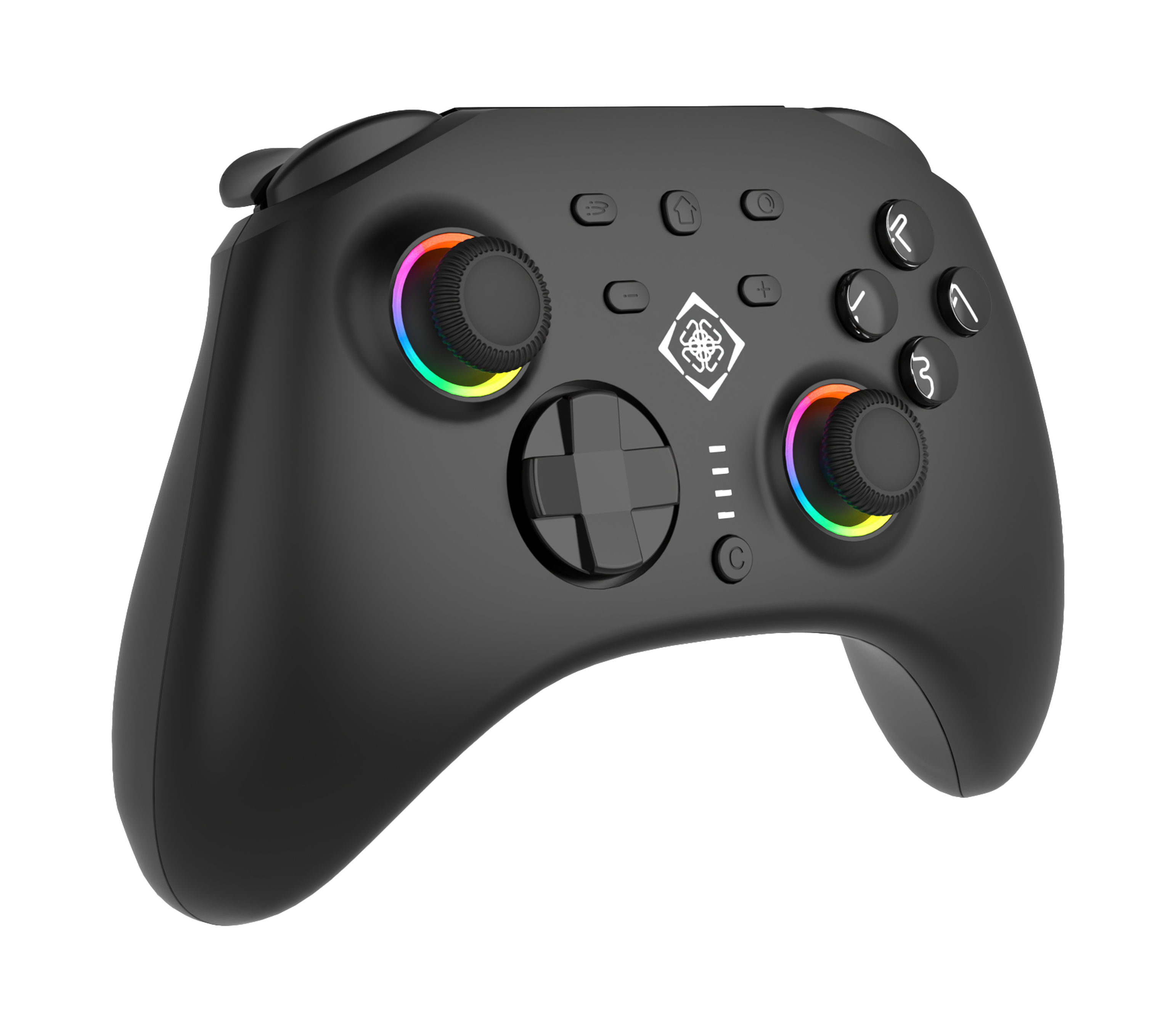 Deltaco Gaming GAM-198 RGB Wireless Controller Schwarz