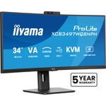 IIYAMA CONSIGNMENT XCB3497WQSNPH-B1 34 IN UQHD UW 350CD/QM 0.4MS USB-C DOCK (LAN (XCB3497WQSNPH-B1)
