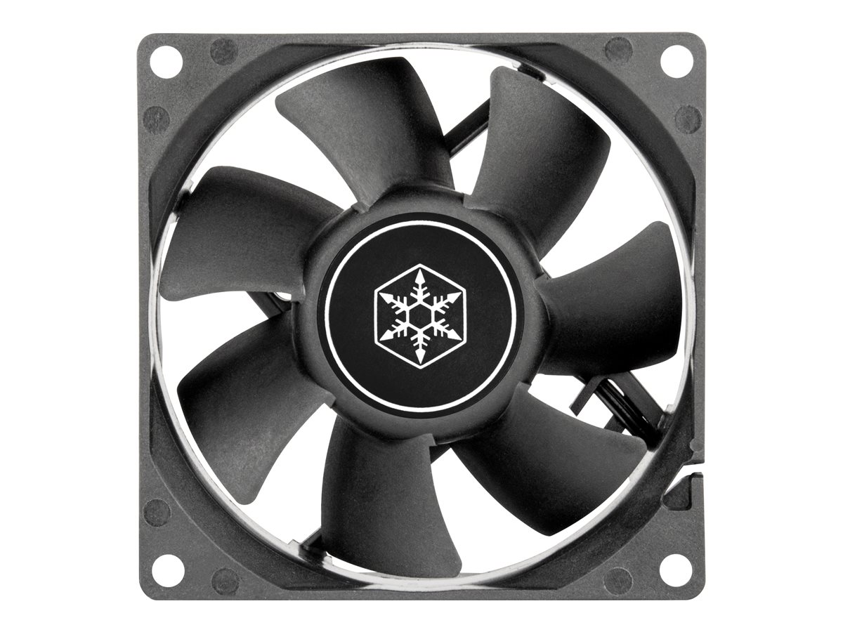 SilverStone FN80 Gehäuselüfter 80 mm Schwarz