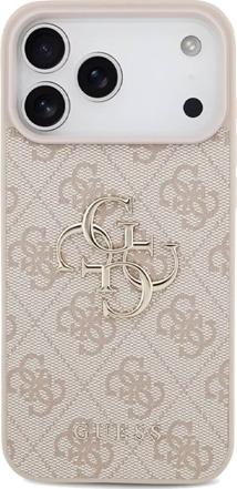 GUESS Hard Cover 4G Big Metal Logo Pink, für Apple iPhone 17 Pro Max, GUHCP17X4GMGPI (GUHCP17X4GMGPI)