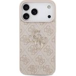 GUESS Hard Cover 4G Big Metal Logo Pink, für Apple iPhone 17 Pro Max, GUHCP17X4GMGPI (GUHCP17X4GMGPI)
