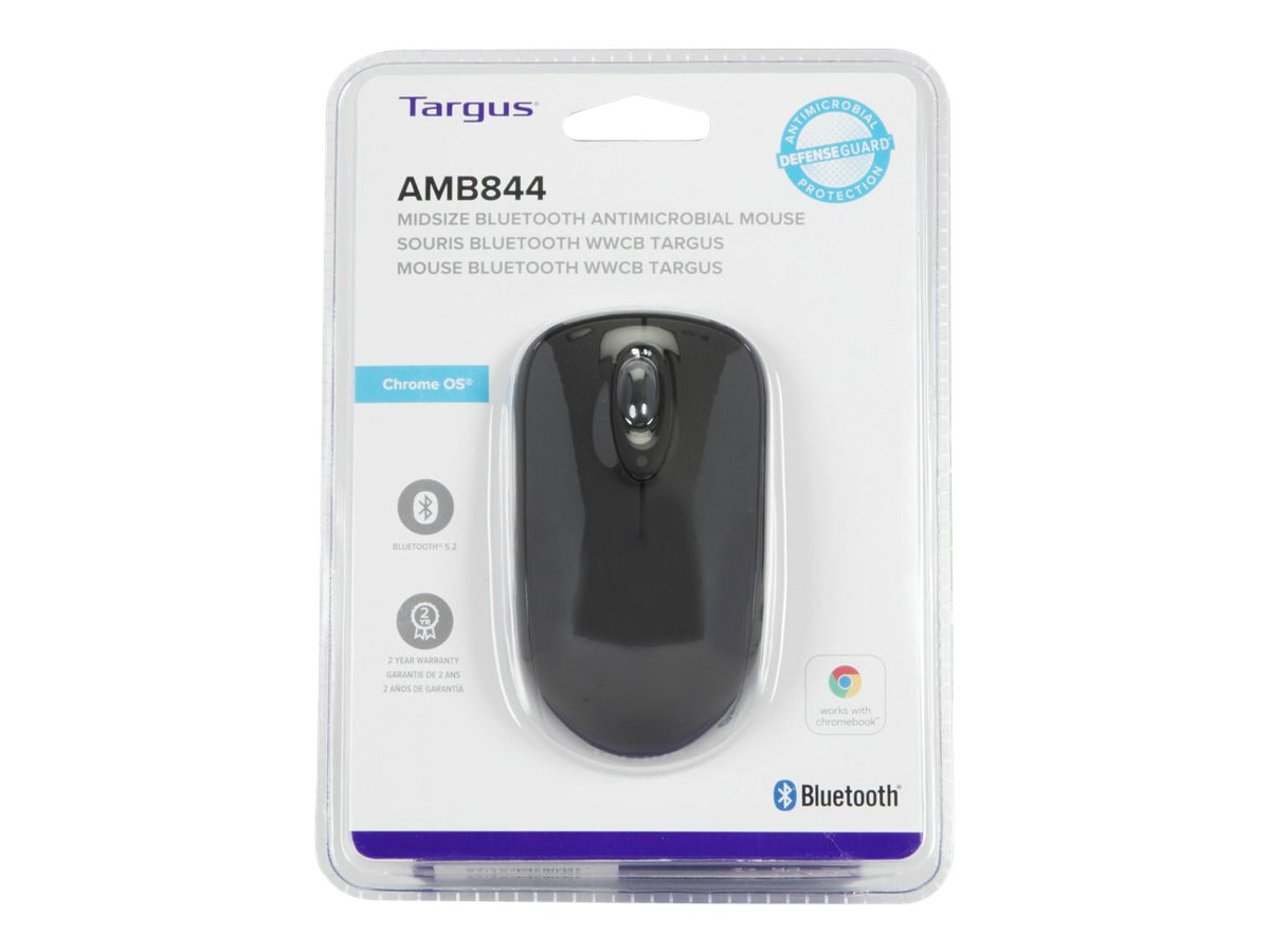 Targus WWCB Maus kabellos Bluetooth 5.2 Schwarz