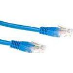 ACT Blue 1.5 meter LSZH U/UTP CAT6 patch cable with RJ45 connectors. Cat6 u/utp lszh blue 1.50m (IB9651)