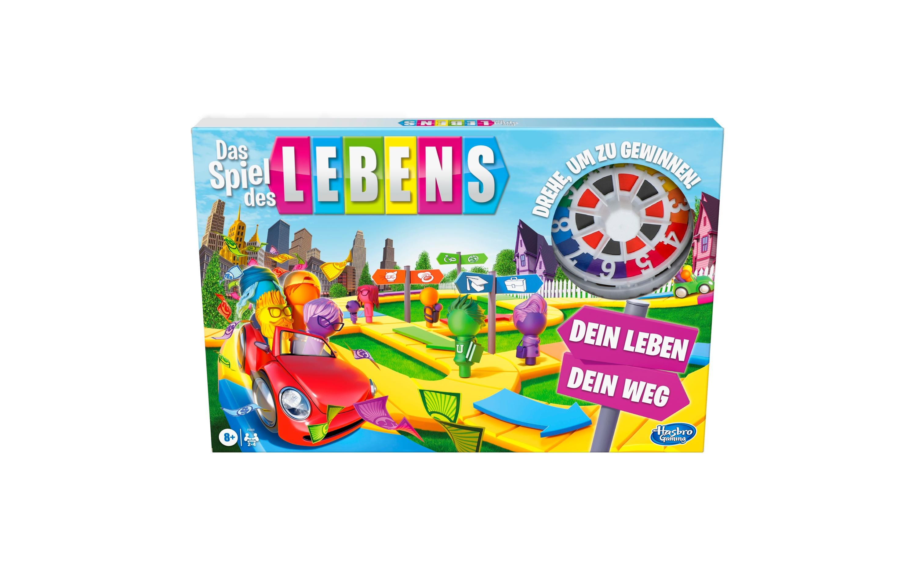 Hasbro Das Spiel des Lebens F0800 Brettspiel Familienspiel Bildend Ab 8 Jahren