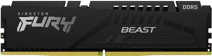KINGSTON FURY Beast 128GB 5200MT/s DDR5 CL40 DIMM Kit of 4 Black XMP (KF552C40BBK4-128)