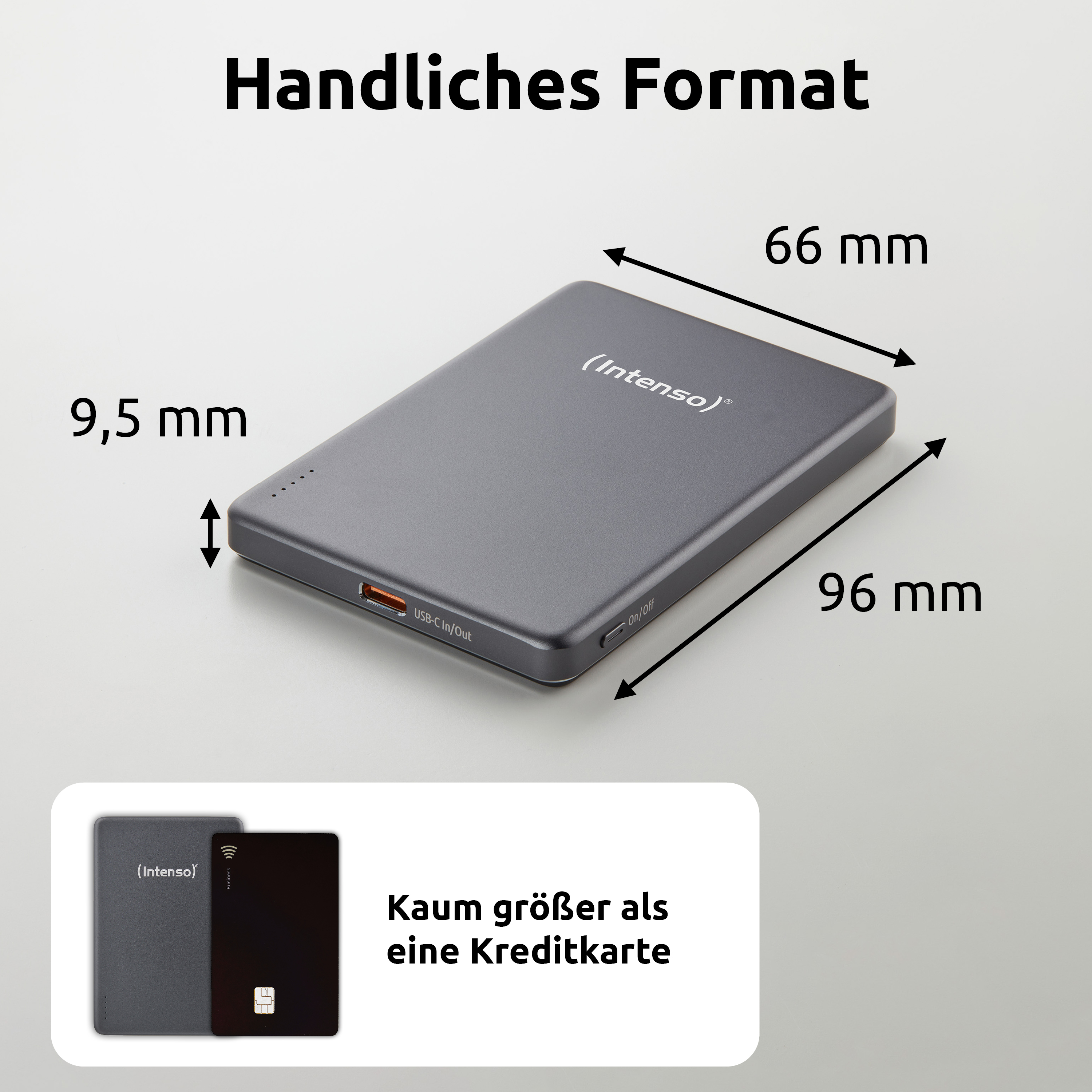 Intenso MW5000 Powerbank 5000 mAh Grau