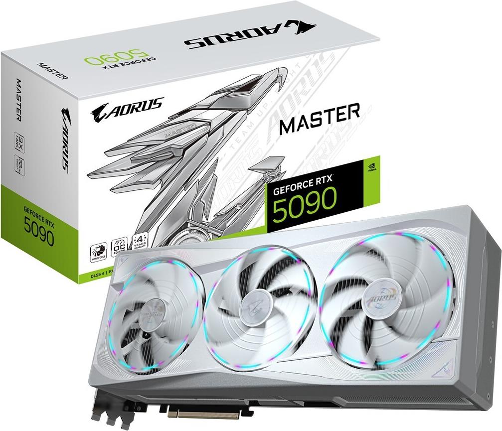Gigabyte Aorus GeForce RTX 5090 Master Ice 32GB (GV-N5090AORUSM ICE-32GD)