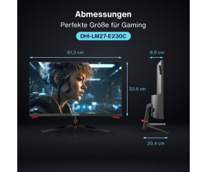 Dahua Monitor 27 Zoll 1920x1080p VA 165Hz Curved DHI-LM27-E230C-A5-V2 - Flachbildschirm (TFT/LCD) [Energieklasse E] (DHI-LM27-E230C-A5-V2)
