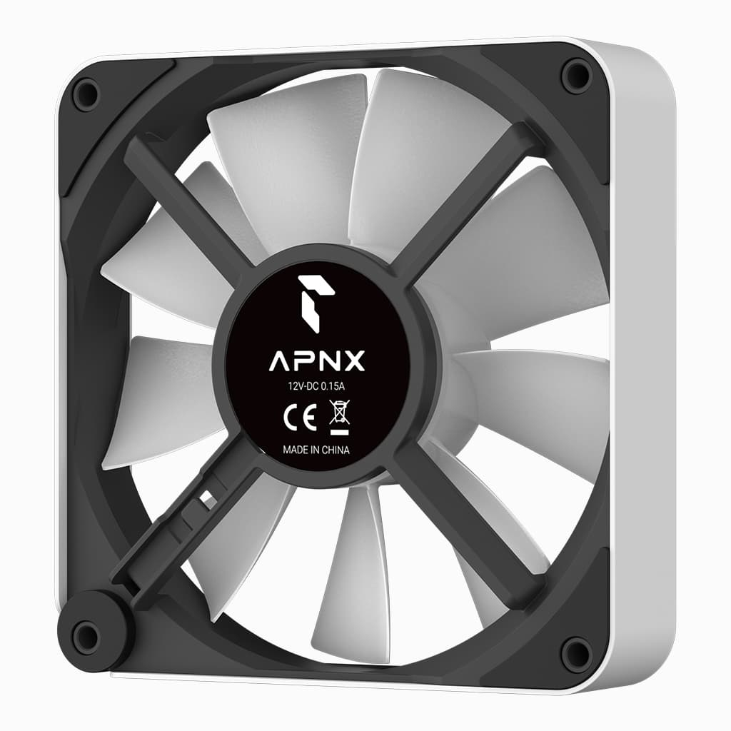 APNX FP2-120 PWM ARGB Lüfter 120mm Weiß