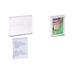 MAUL Bilderrahmen (B)75 x (T)20 x (H)50 mm, glasklar aus Acryl, im Hoch- oder Querformat nutzbar, - 1 Stück (1954605)