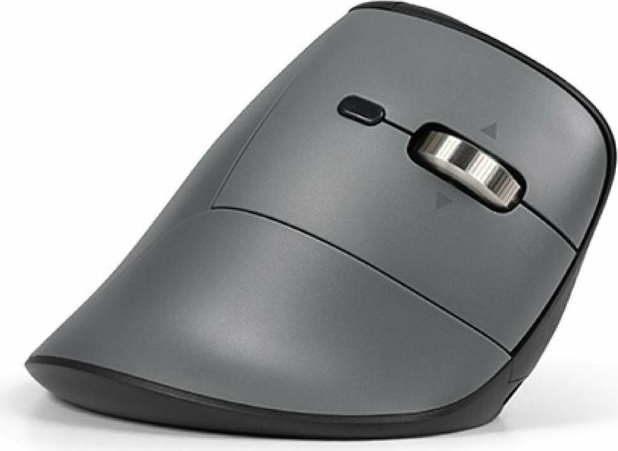 BakkerElkhuizen FastForward Pro Vertikale Maus 3-Mode Ergonomisch Dunkelgrau, Schwarz