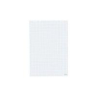 herlitz Flipchart-Block, 20 Blatt, kariert, 680 x 990 mm 80 g-qm, holzfrei, mit Mikroperforation, gerollt - 5 Stück (10834141)