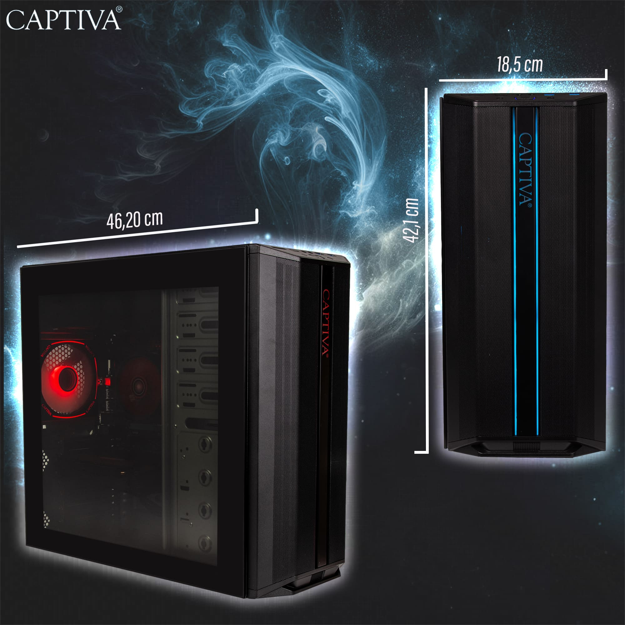 CAPTIVA Power Starter R76-222 AMD Ryzen 7 32 GB RAM 1 TB SSD Schwarz