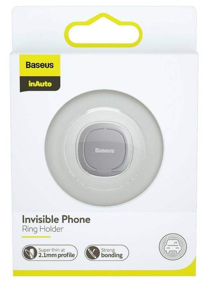 Baseus SUYB-0S Unsichtbarer Ringhalter für Smartphones Silber