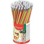 Maped Schreiblern-Bleistift KIDY learn mit Radierer, 72er Köcher, HB, Minenstärke: 2,2 mm, dreieckig, bruchfeste - 1 Stück (853602)