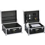 allit Gerätekiste AluPlus ToolBox 18, schwarz robuste Oberfläche, stabile Eckprofile, komfortabler - 1 Stück (421100)