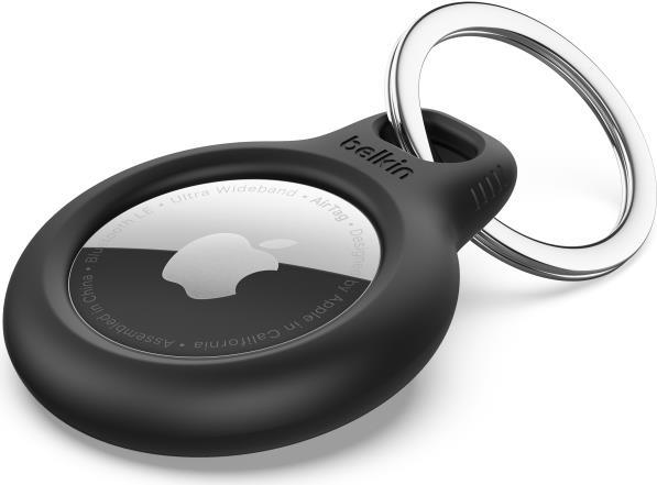 Belkin Secure Holder mit Schlüsselring für Apple AirTag 2er-Pack Schwarz