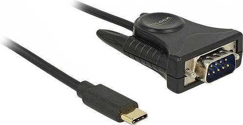 DeLOCK Serieller Adapter USB-C M bis DB-9 M 1,8 m 62964