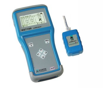 Kurth Electronic KE7010 Netzwerkprüfgerät für Durchgang, Identifikation und Unterbrechung Blau