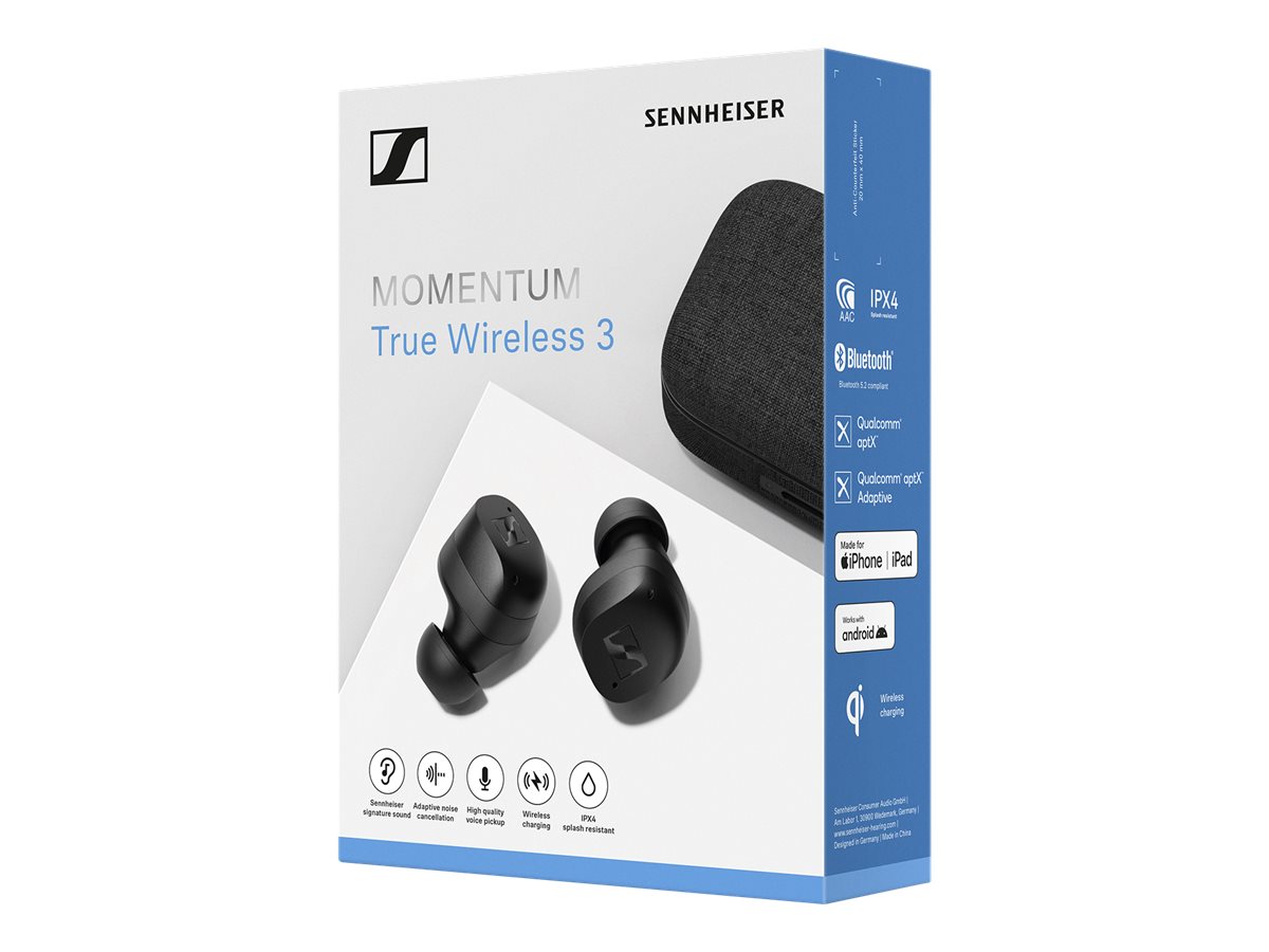 Sennheiser Momentum True Wireless 3 True Wireless In-Ear-Kopfhörer Schwarz