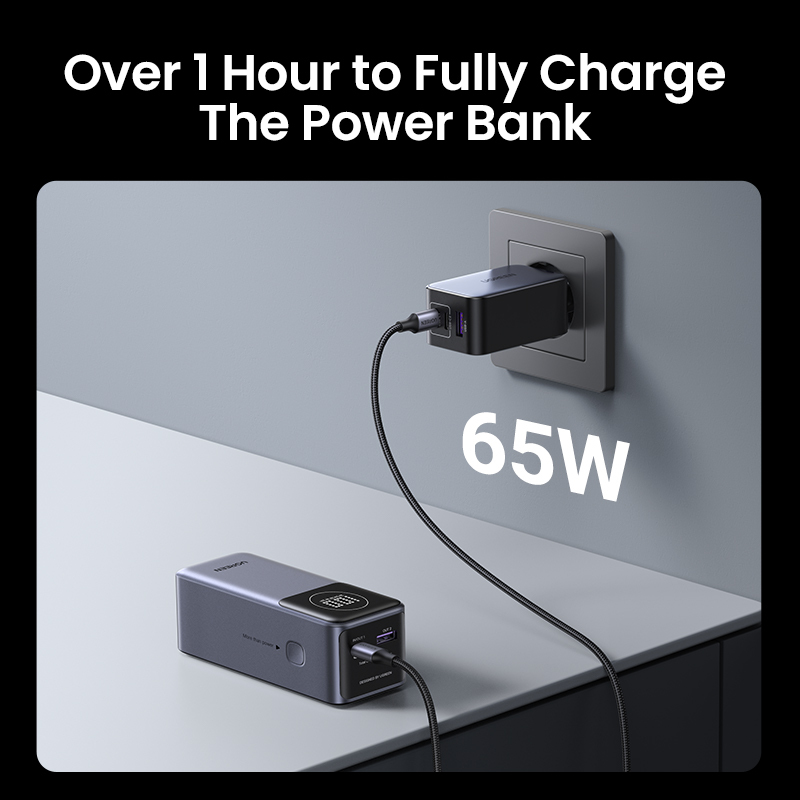 Ugreen Nexode 35526B 12000 mAh 100 W Powerbank Grau
