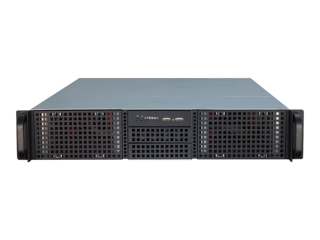 Inter-Tech IPC 2U-20255 2U-Rack-Gehäuse Full AT ohne Netzteil