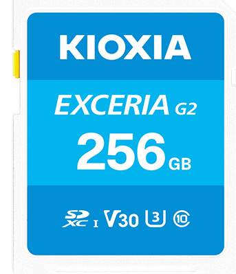 Kioxia Exceria G2 LNEX2L256GG4 SDXC 256 GB Blue