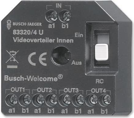 BJ 83320/4 U Aktiv Videoverteiler Innen UP (2CKA008300A0508)