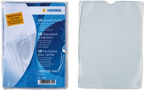 HERMA Ausweishüllen 10er Pack für Kreditkarte (1325)