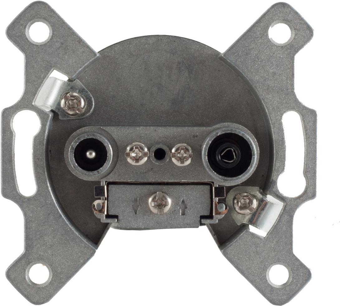 shiverpeaks ®-BASIC-S--Antennensteckdose, BK, Durchgang, 10 dB (BS83900-10)