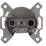 shiverpeaks ®-BASIC-S--Antennensteckdose, BK, Durchgang, 10 dB (BS83900-10)