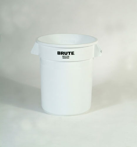 Rubbermaid BRUTE 2620 Mülleimer 75,7 l Ø 49,5 cm LLDPE Weiß